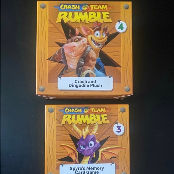 Crash Team Rumble Crash and Dingodile Plush McDonald’s Happy Meal Toy - Picture 5 of 9